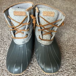 Women's Sperry Saltwater Wool Embossed Duck Boot